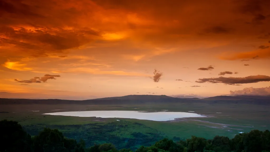 Ngorongoro kráter Tanzánia vadállat 