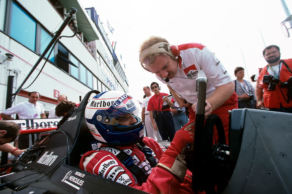 Forma-1, Alain Prost, Neil Oatley, McLaren Honda, Magyar Nagydíj 1989 