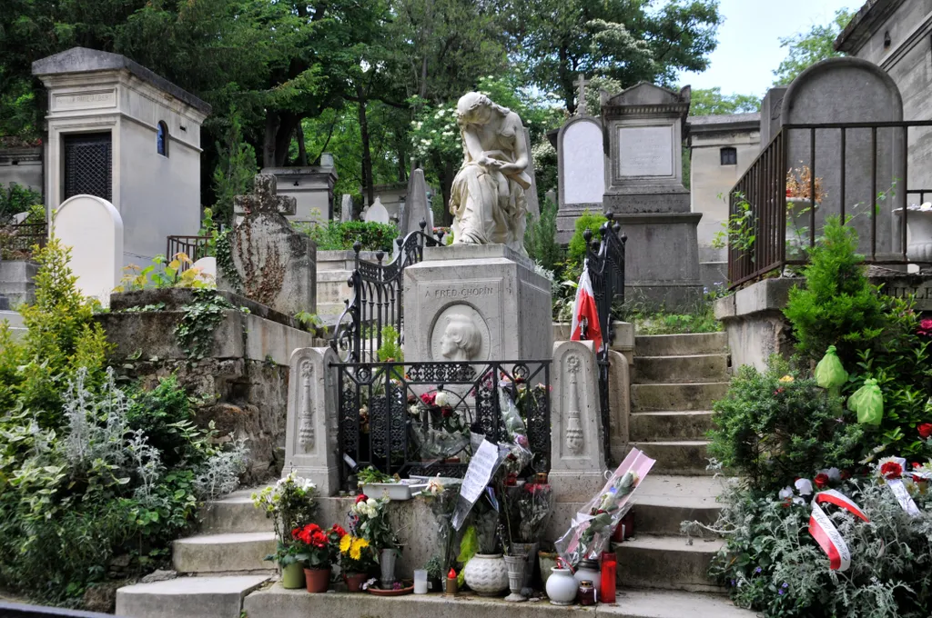 A világ leglátogatottabb sírkertje Párizsban, ahol számtalan híres ember nyugszik, galéria, 2023, Frederic Chopin 