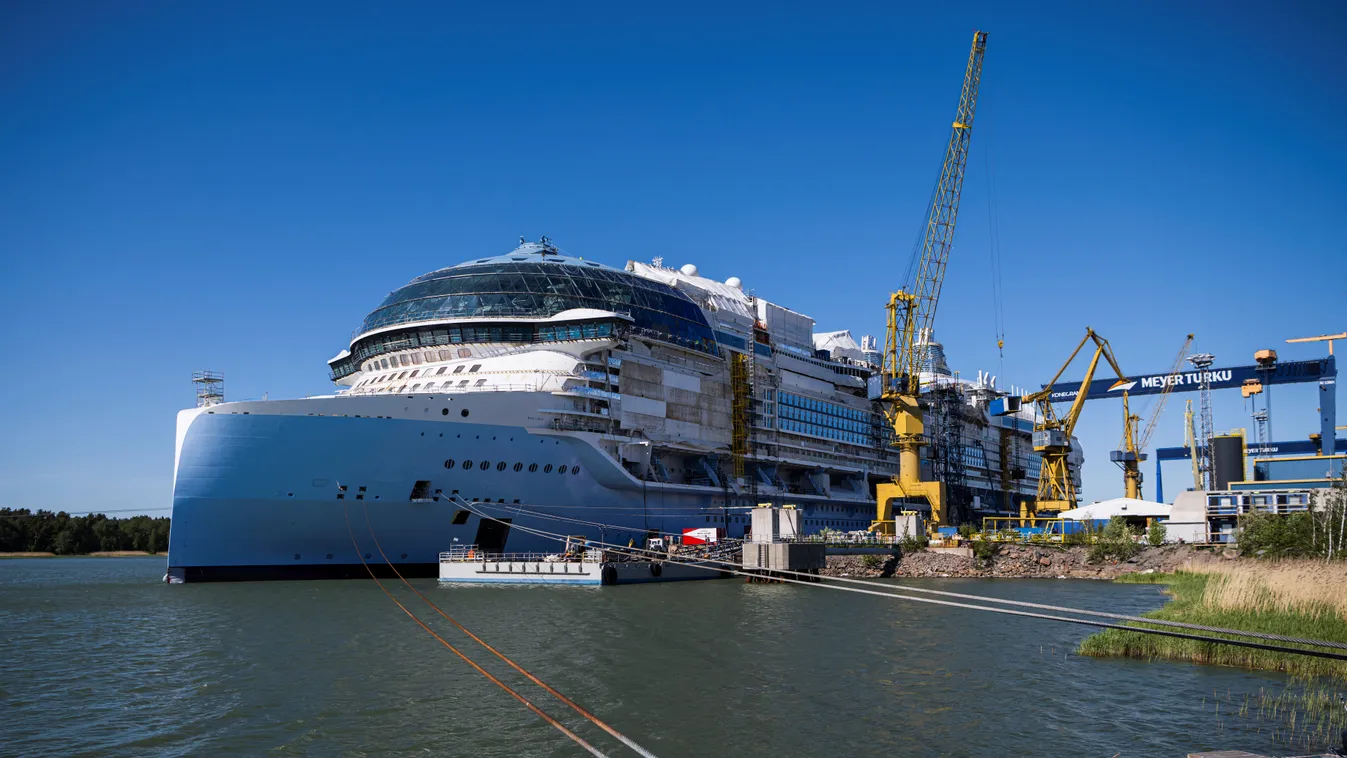 Finnország, Royal Caribbean, új tengerjáró hajó, hajó, óceánjáró, luxus hajó 