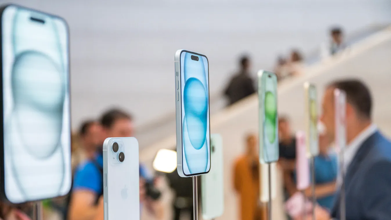 iPhone 15, új, legújabb, 2023, bemutatták, bemutatás, show, apple, mobil, termék 