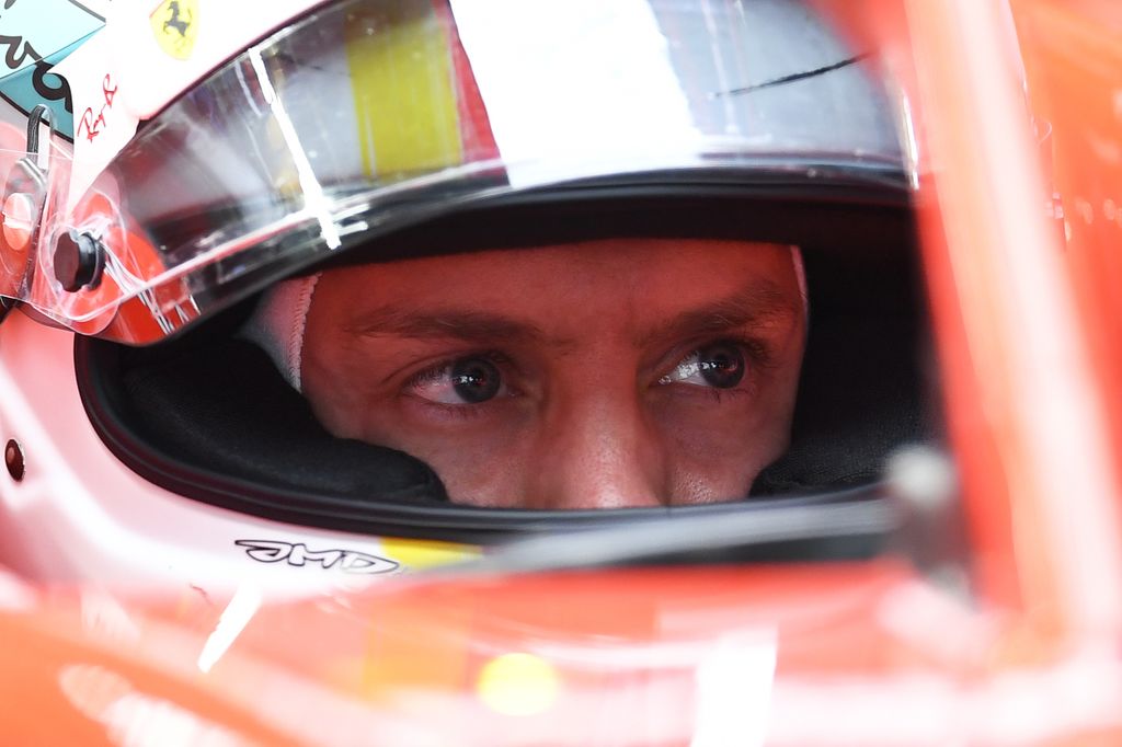 A Forma-1-es Kínai Nagydíj pénteki napja, Sebastian Vettel, Scuderia Ferrari 