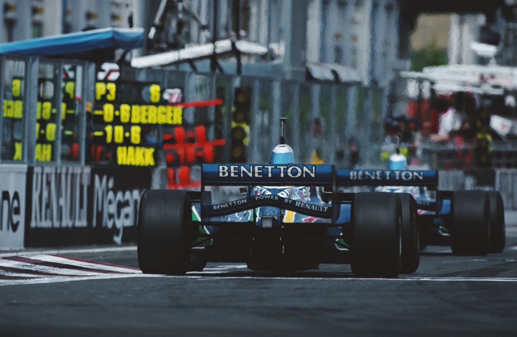 Forma-1, Jean Alesi, Benetton-Renault, Francia Nagydíj 1996 