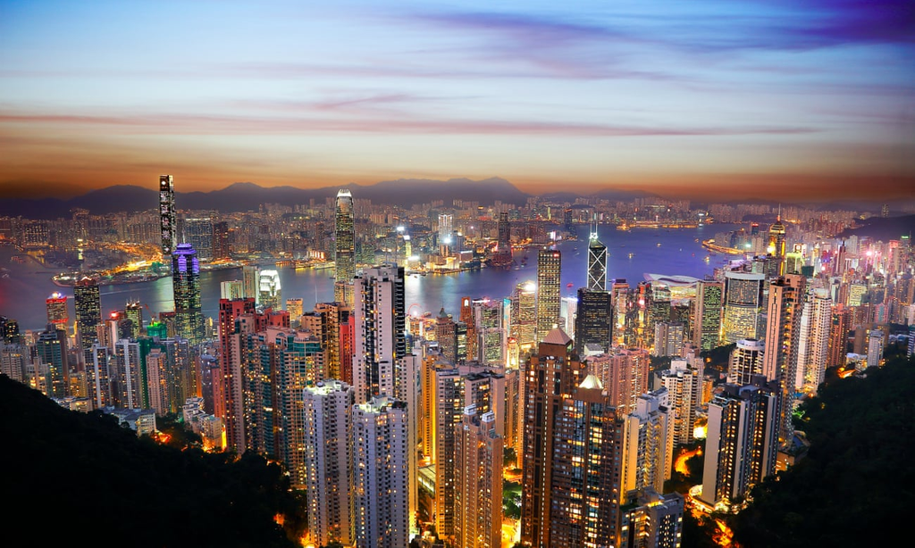 fényszennyezés, Hong Kong 