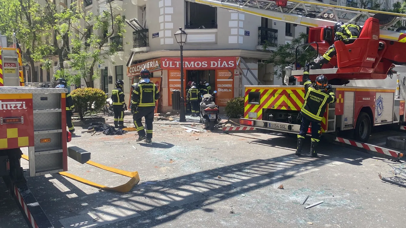Madrid, robbanás 