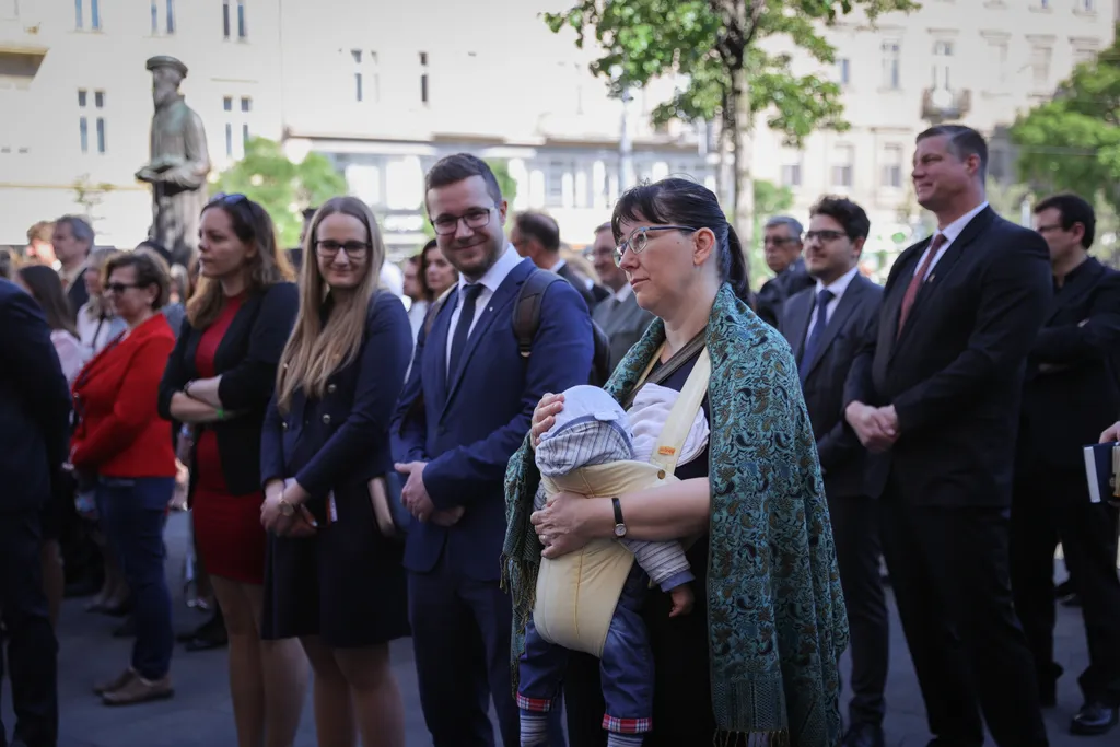 Novák Katalin, beiktatási ceremónia,új köztársasági elnök, 2022.05.14., budapesti Kálvin téri református templom, Ökumenikus istentisztelet, 