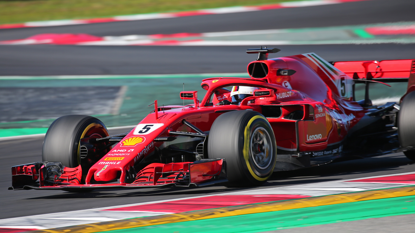 A Forma-1 előszezoni tesztje Barcelonában - 5. nap, Sebastian Vettel, Scuderia Ferrari 