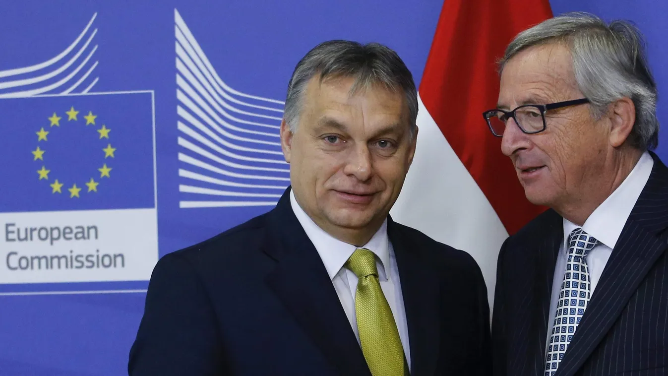 Orbán Viktor; JUNCKER, Jean-Claude, Brüsszel 