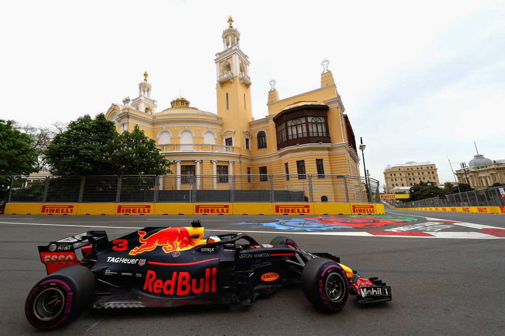 A Forma-1-es Azeri Nagydíj szombati napja, Daniel Ricciardo, Red Bull Racing 