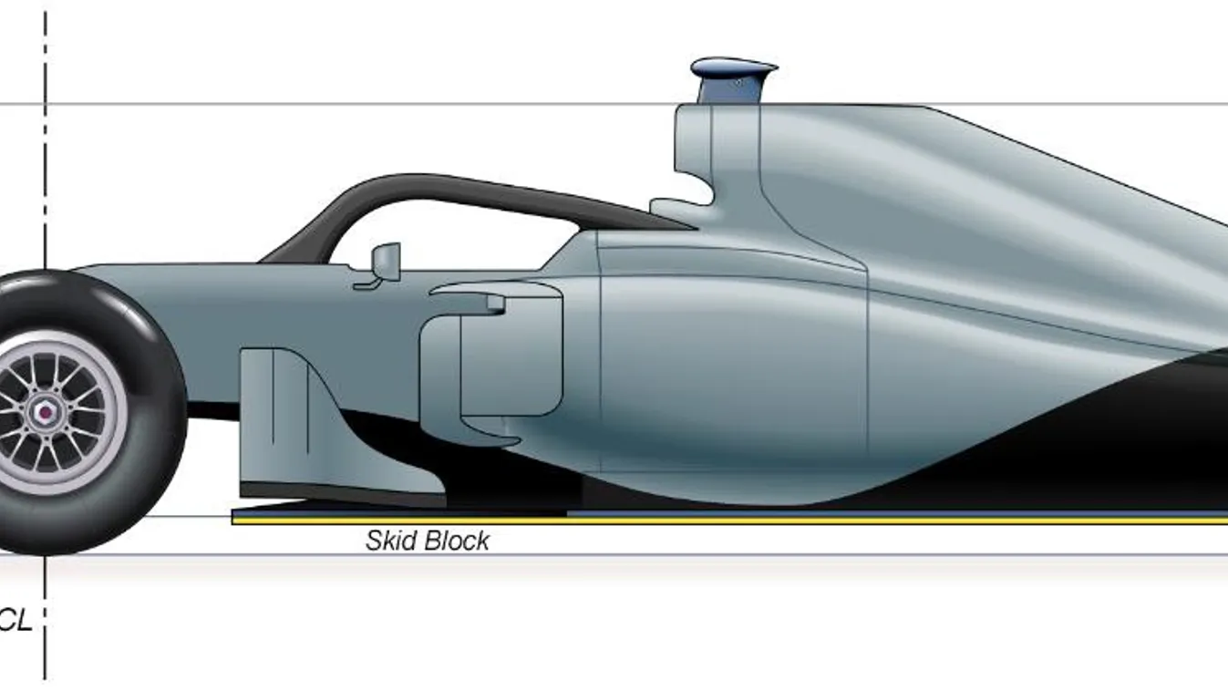Forma-1, 2019-es autó oldalról 