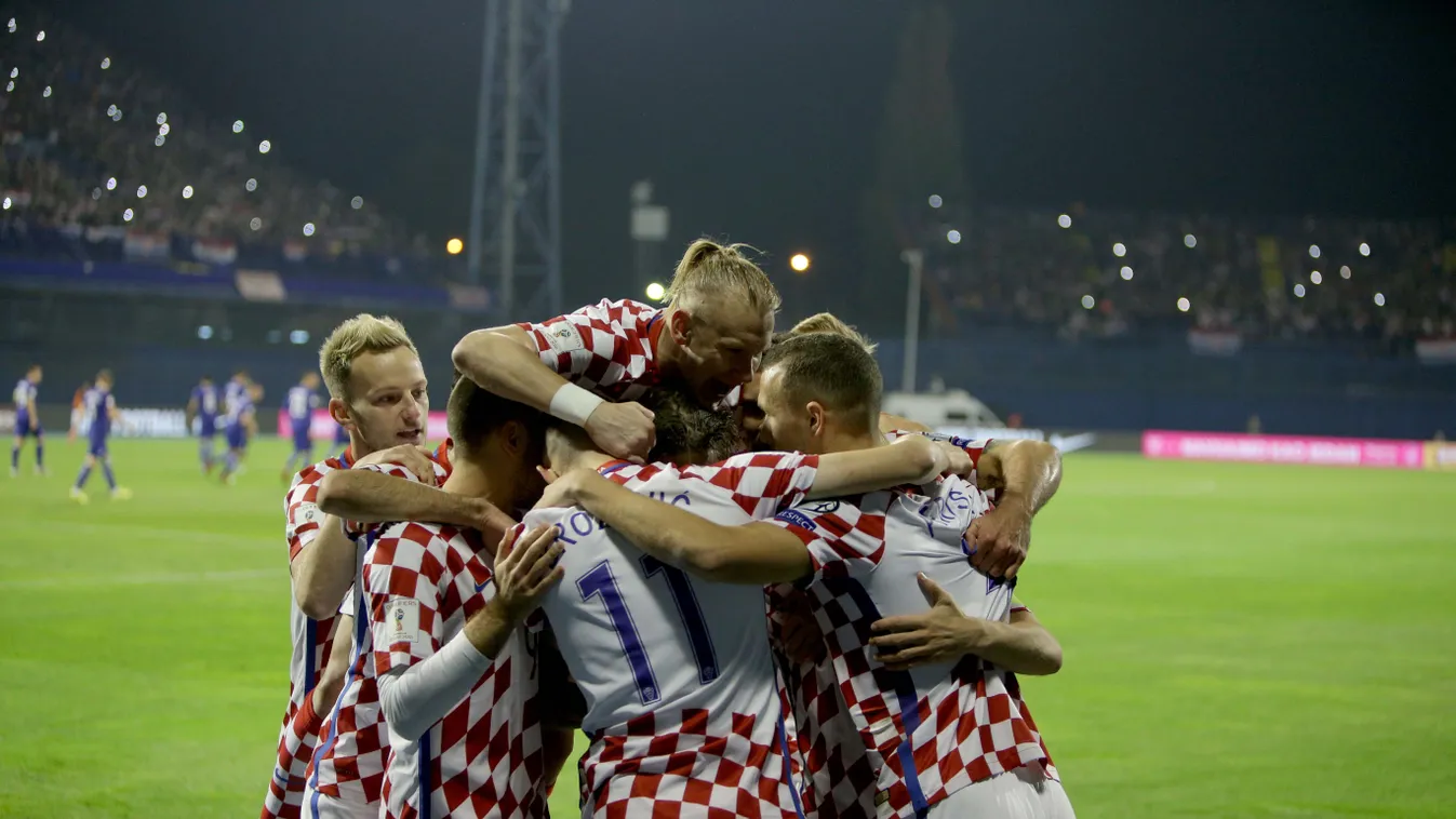 Croatia vs Greece: 2018 FIFA World Cup Qualification Greece FOOTBALL 2017 FIFA WORLD CUP 2018 FIFA World Cup Croatia Soccer Male QUALIFICATION November Zagreb 