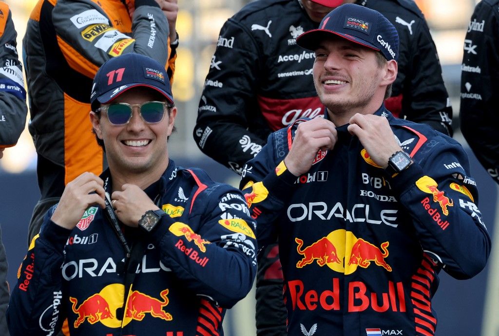 Forma-1, Bahreini Nagydíj 2023, vasárnap, Sergio Pérez, Max Verstappen, Red Bull 