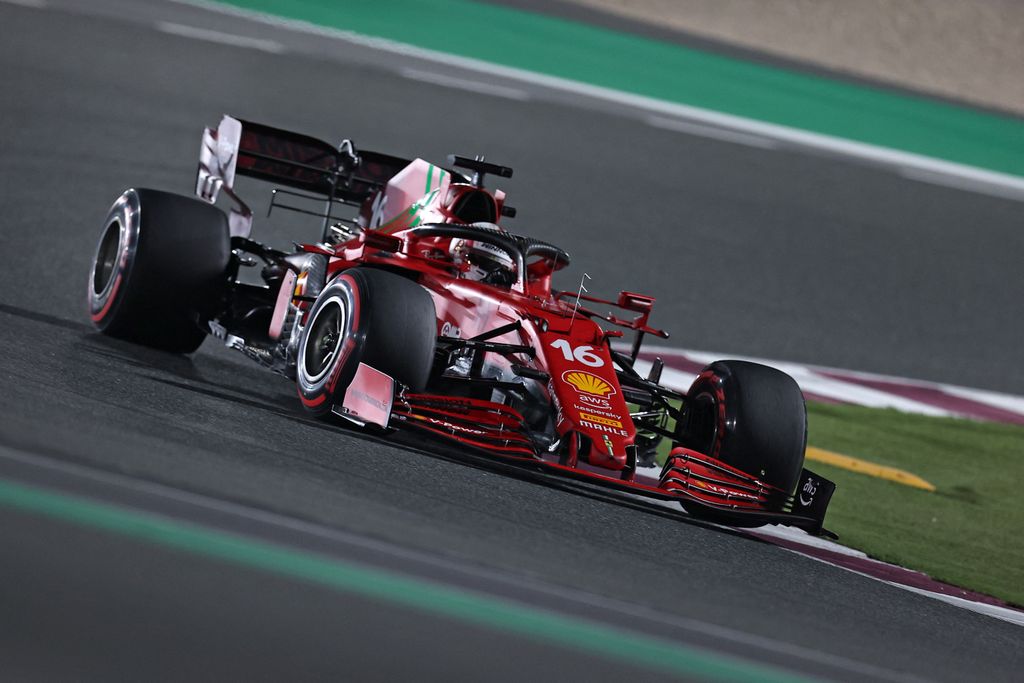 Forma-1, Charles Leclerc, Ferrari, Katari Nagydíj 2021, szombat 