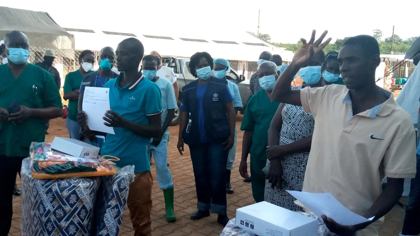 2 Ebola patients discharged after quarantine in Kampala Ebola, Uganda Horizontal 