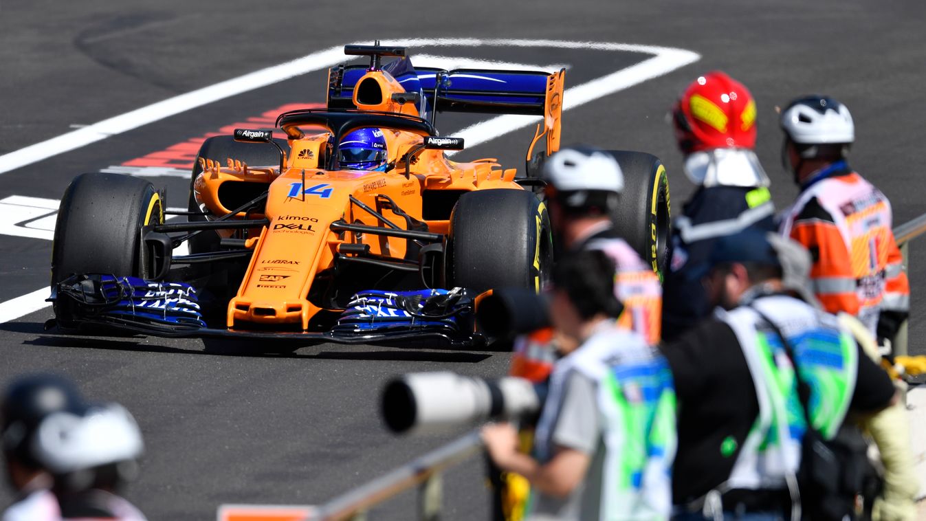 A Forma-1-es Francia Nagydíj pénteki napja, Fernando Alonso, McLaren Racing 