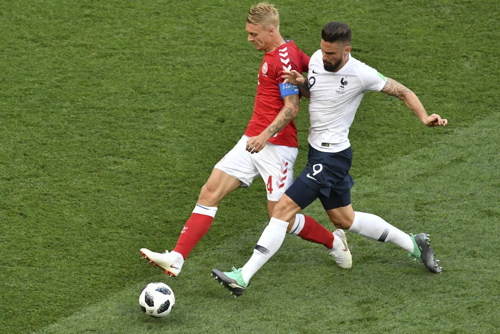 Dánia - Franciaország foci vb 2018 