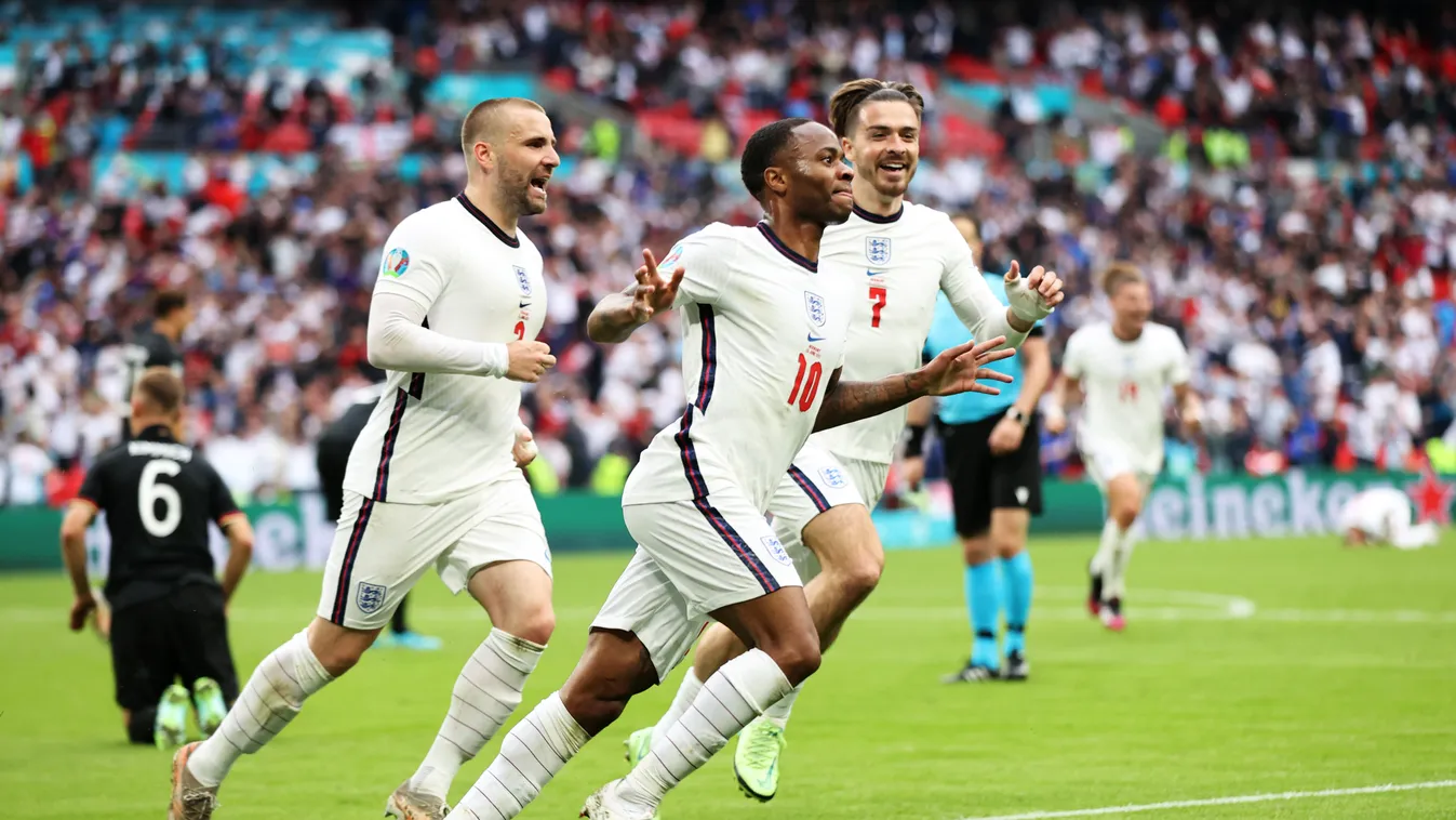 Anglia - Németország, Foci EB, labdarúgó Európa-bajnokság, Euro 2020, labdarúgás, nyolcaddöntő, Wembley Stadion, London, 2021.06.29. 