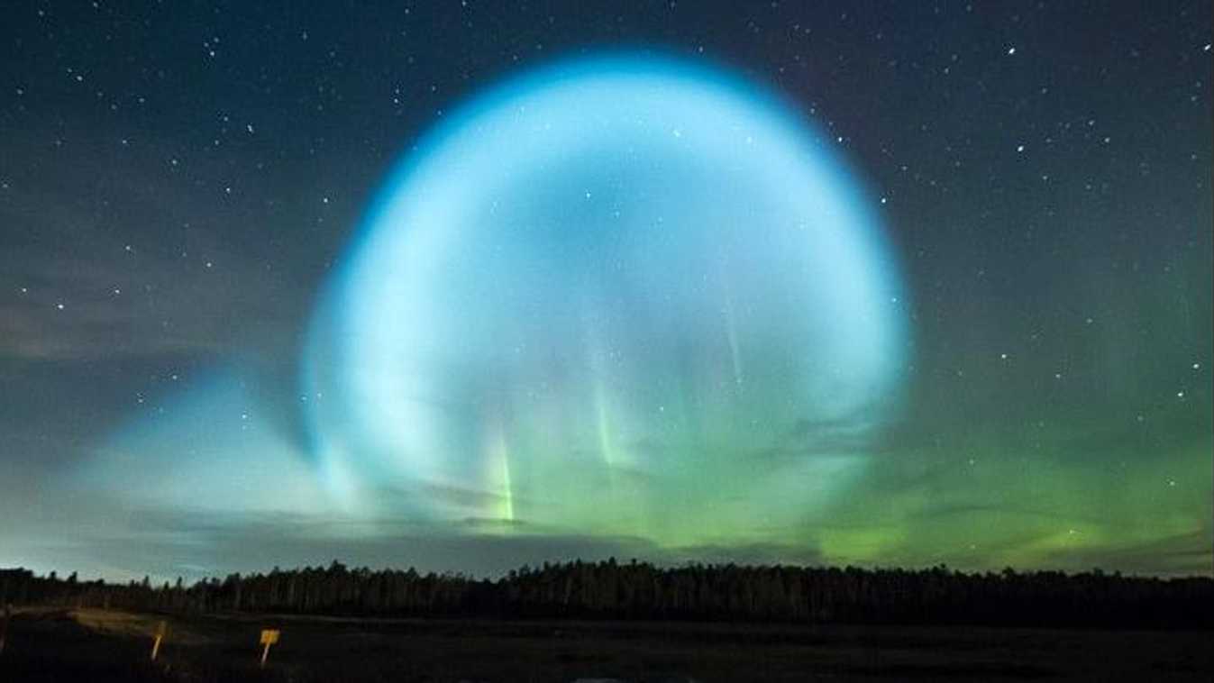 UFO, Kísérteties fénygömb Észak-Szibéria egén 