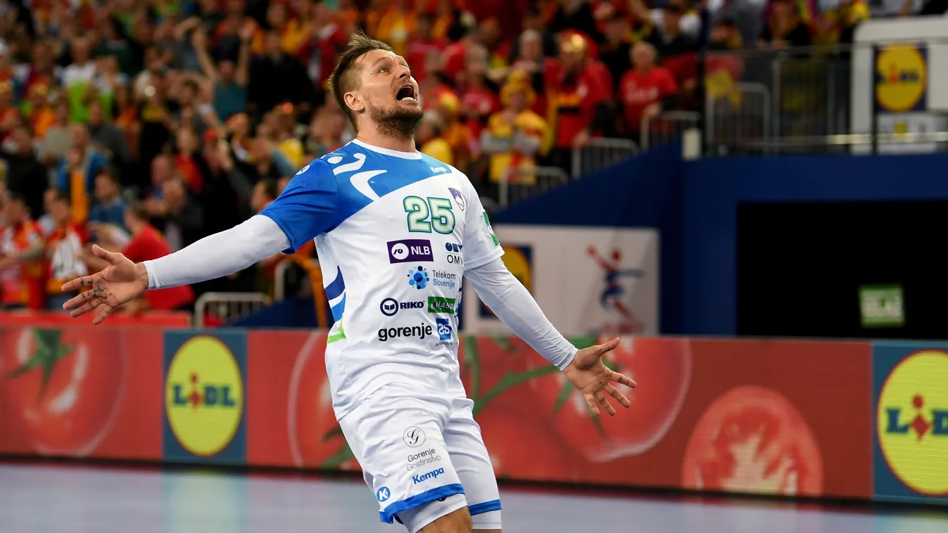 Handball European Championships: Germany vs. Slovenia HANDBALL Handball (Team) jubel 