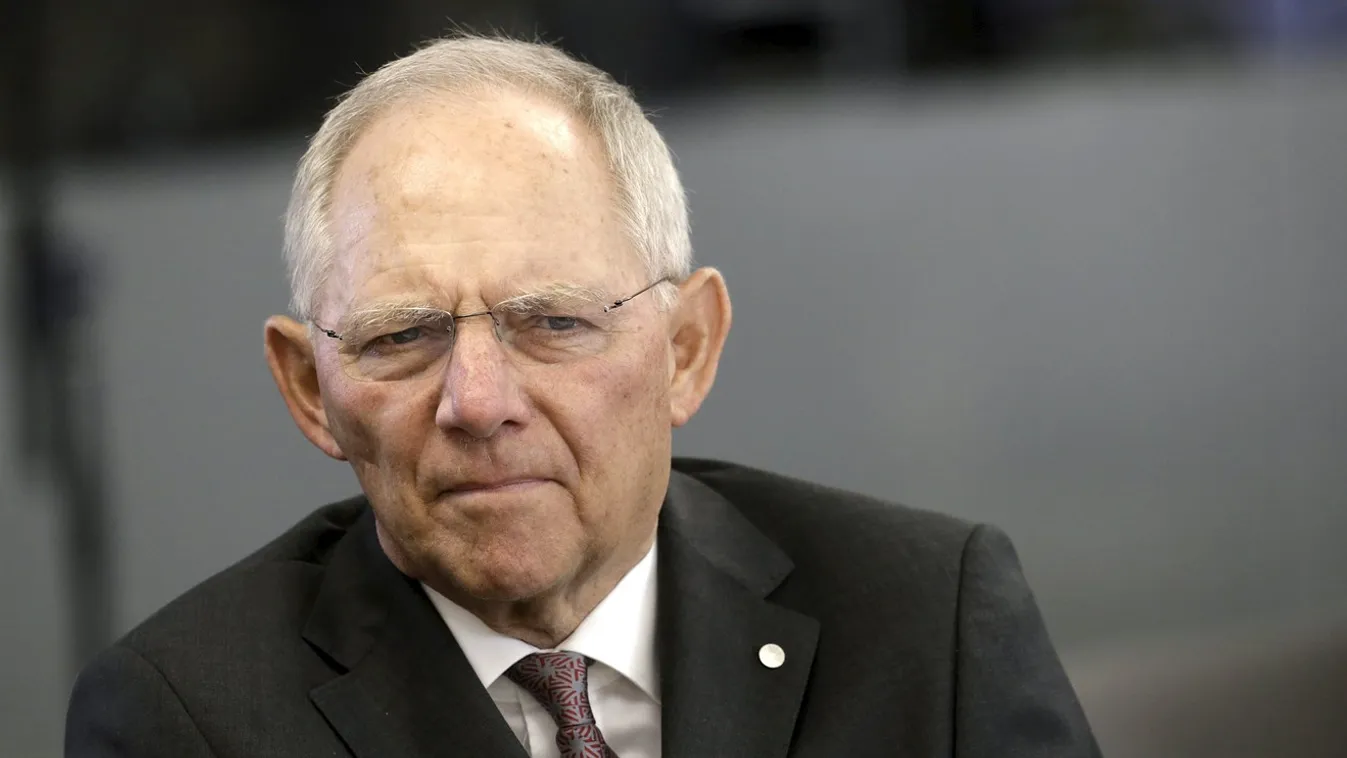 Wolfgang Schauble, német pénzügyminiszter 
