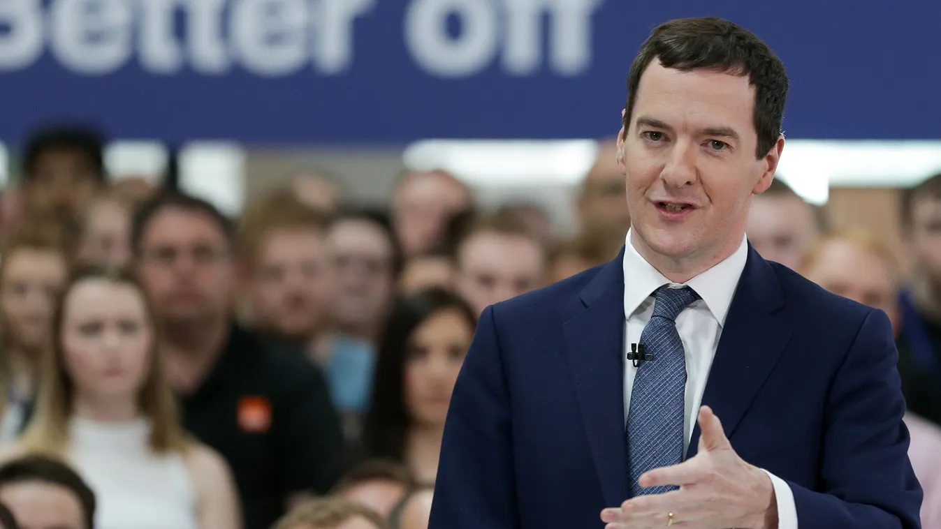 politics Horizontal British Chancellor of the Exchequer George Osborne delivers a speech on the economic impact of the UK leaving the European Union (EU), at a B&Q Store Support Office in Chandler's Ford, southern England, on May 23, 2016.
Leaving the Eur