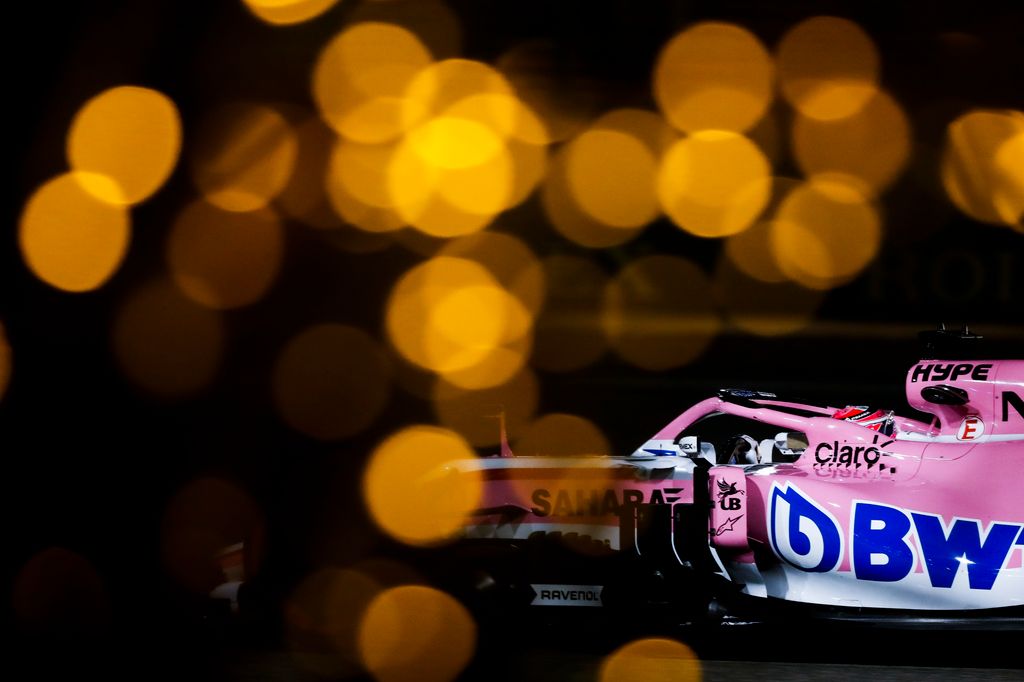 A Forma-1-es Bahreini Nagydíj pénteki napja, Sergio Pérez, Force India 