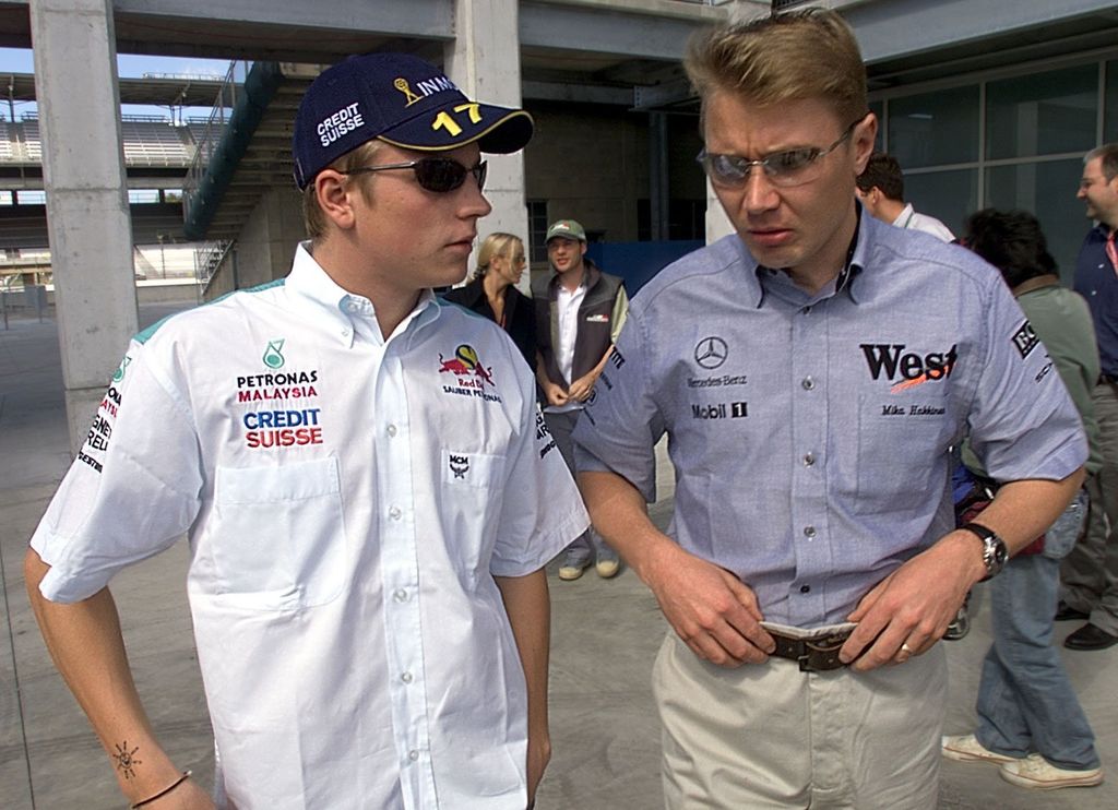 Forma-1, Kimi Räikkönen, Mika Häkkinen, McLaren Racing, USA Nagydíj 2001 