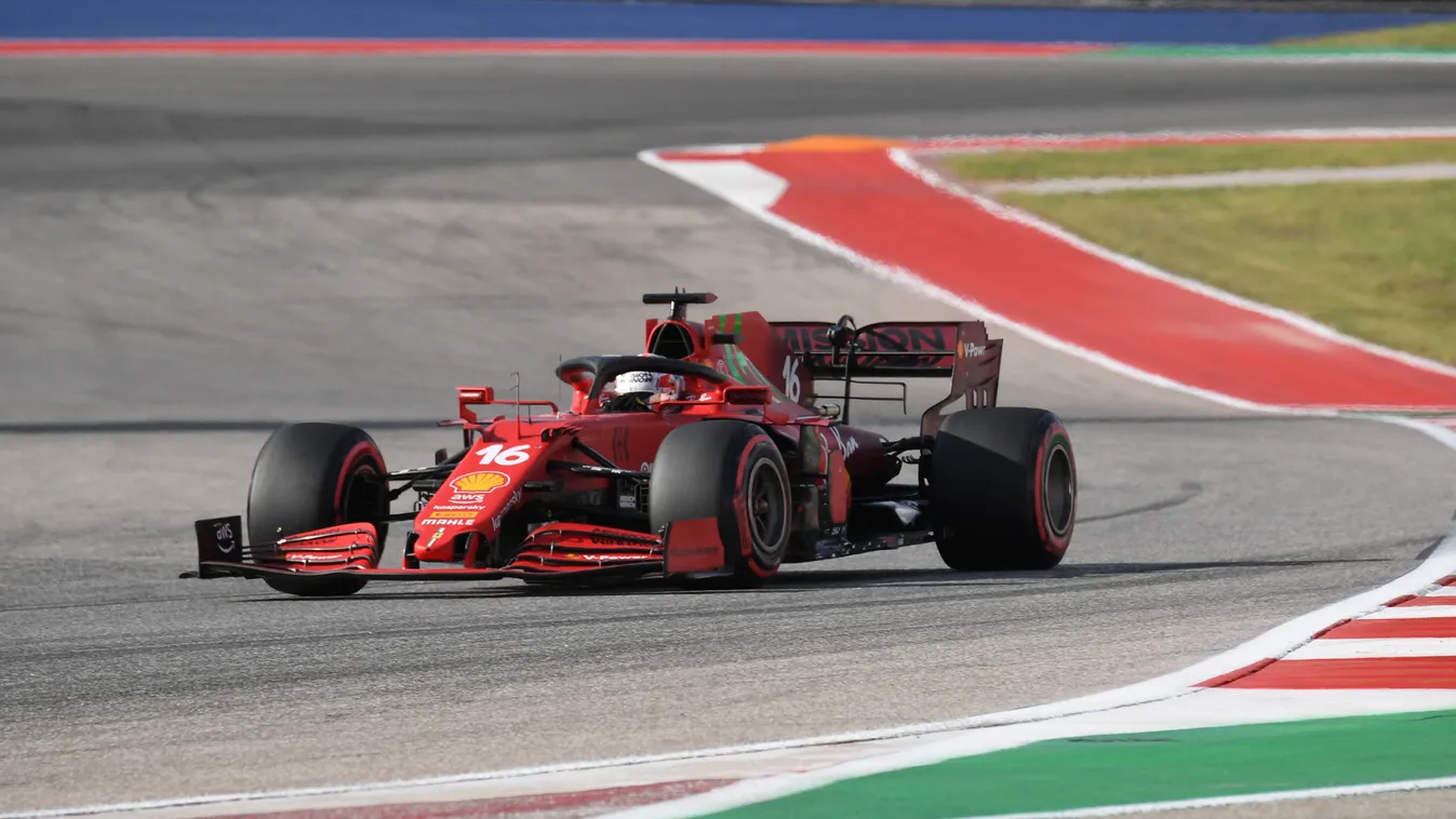 Forma-1, Charles Leclerc, Ferrari, USA Nagydíj 2021, szombat 