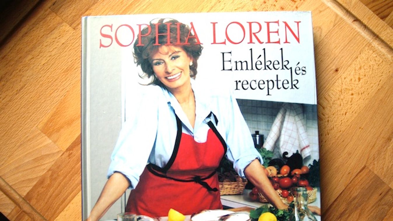 Sophia Loren szakácskönyv, emlékek és receptek