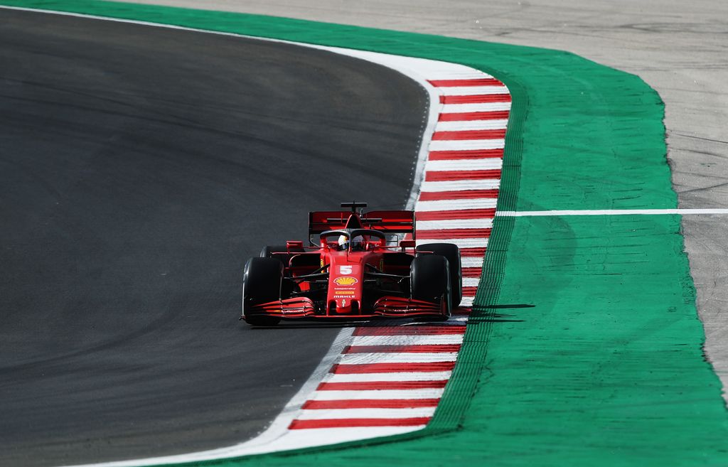 Forma-1, Portugál Nagydíj, péntek, Sebastian Vettel, Ferrari 