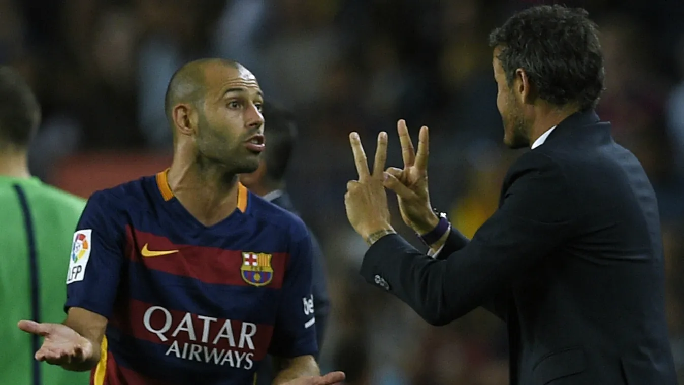 Javier Mascherano Luis Enrique Barcelona 