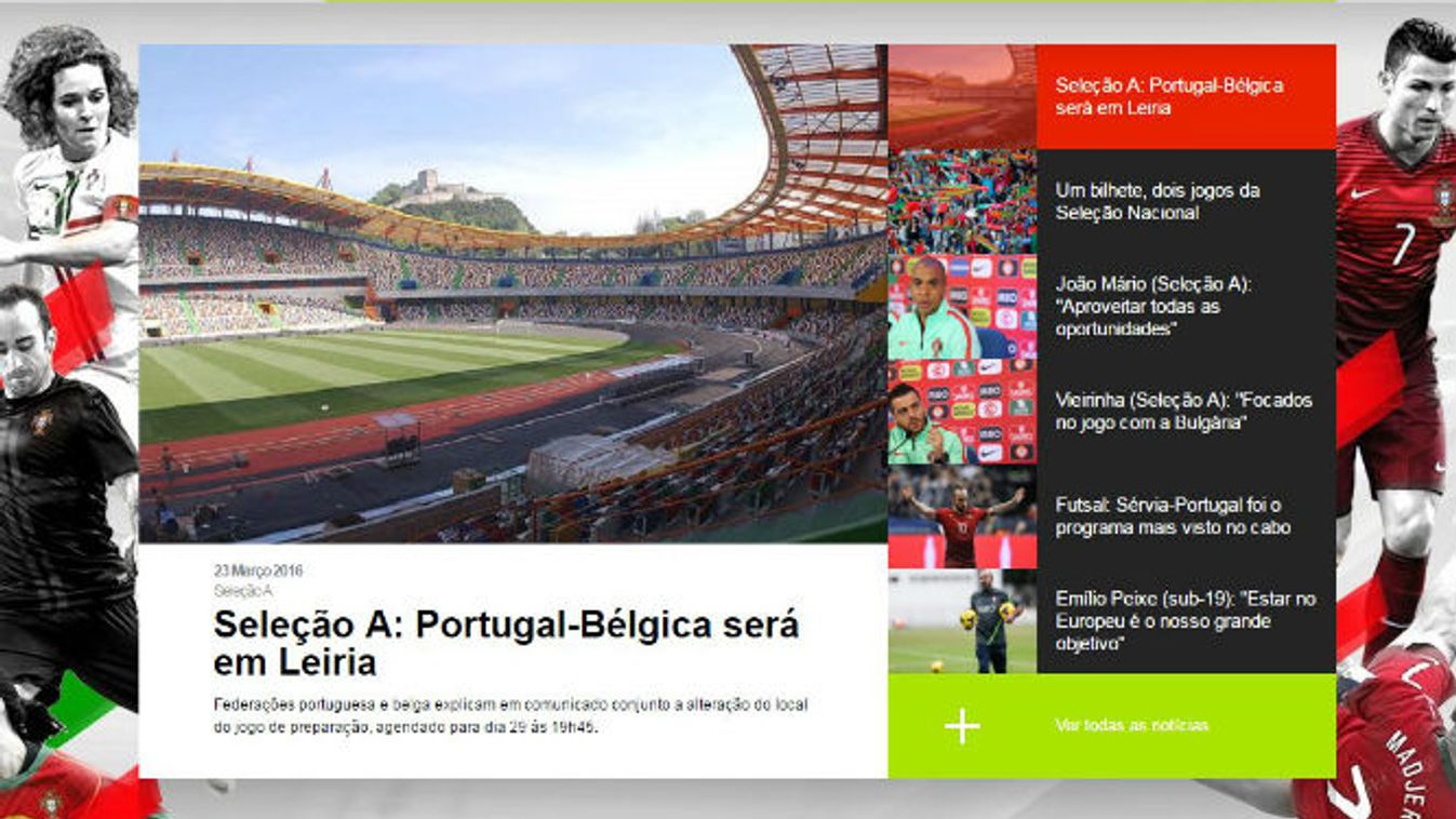 Portugália-Belgium, foci 