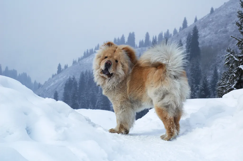 10 kutyafajta, ami imádja a hosszú, téli sétákat, csau csau 