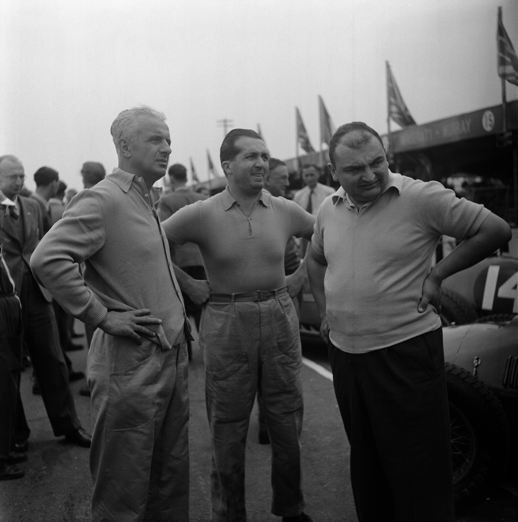 Forma-1, Luigi Villoresi, Alberto Ascari, José Froilán González, Scuderia Ferrari, Brit Nagydíj 1951 