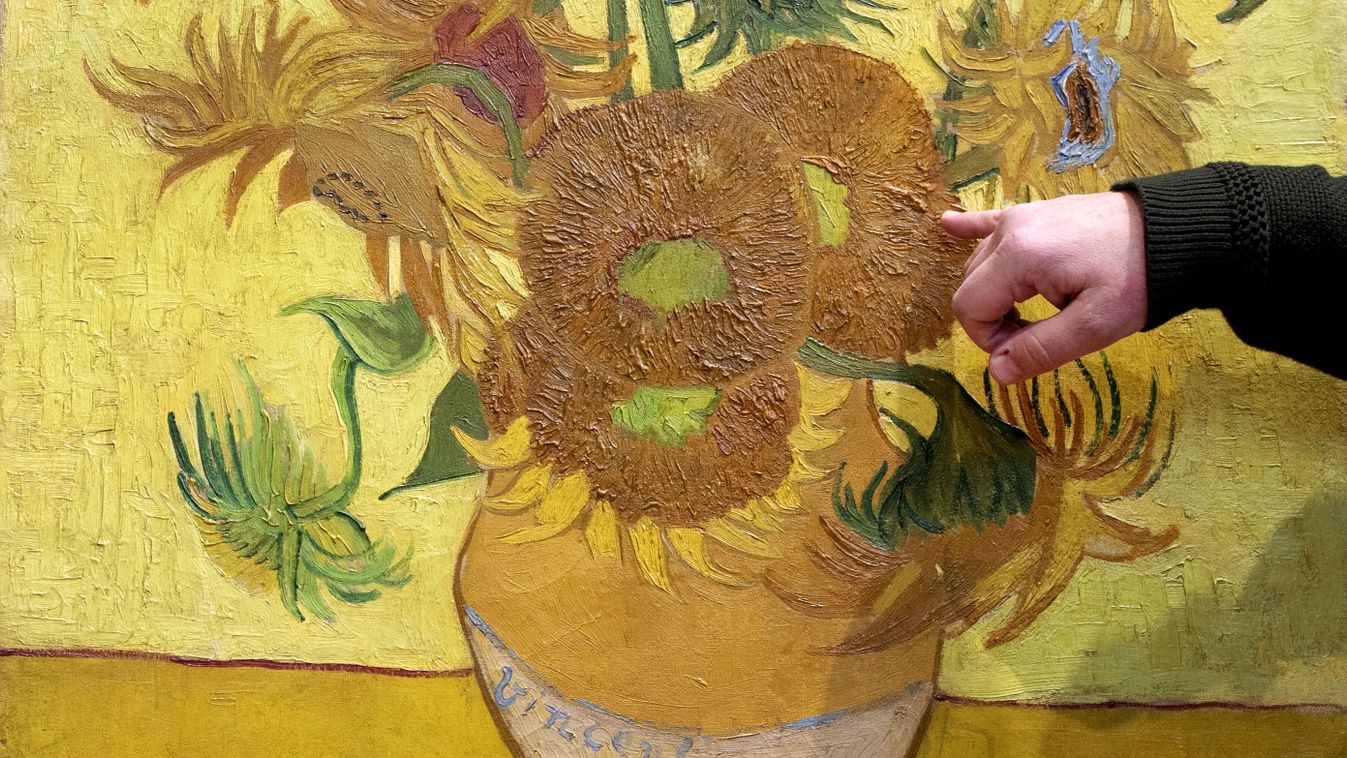 painting Horizontal, Van Gogh, Napraforgók 