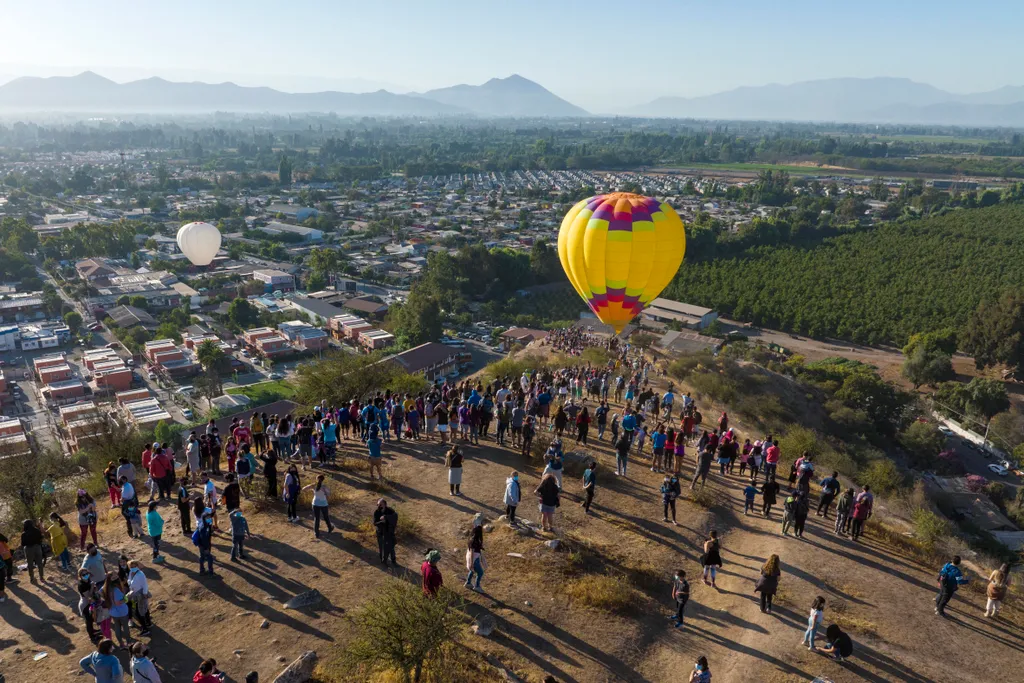 Chilei hőlégballon fesztivál 