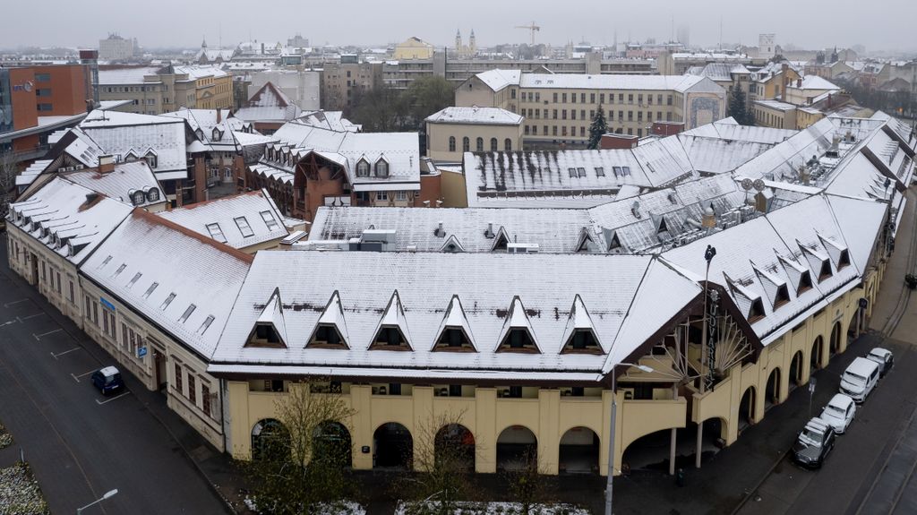 Friss fotókon a havas Debrecen, időjárás, hó, havazás, hóesés, galéria, 2023 