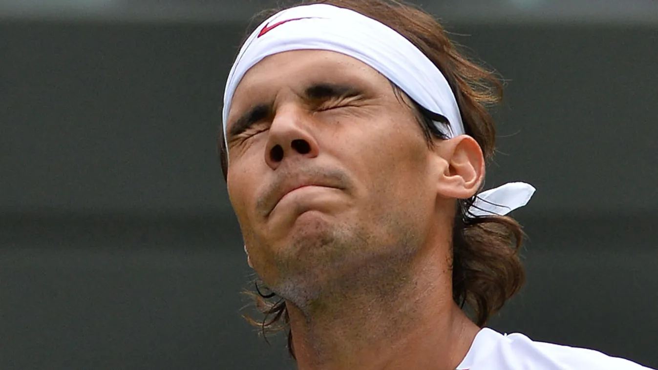 Rafael Nadal Spanyol teniszező, kikapott Wimbledonban
