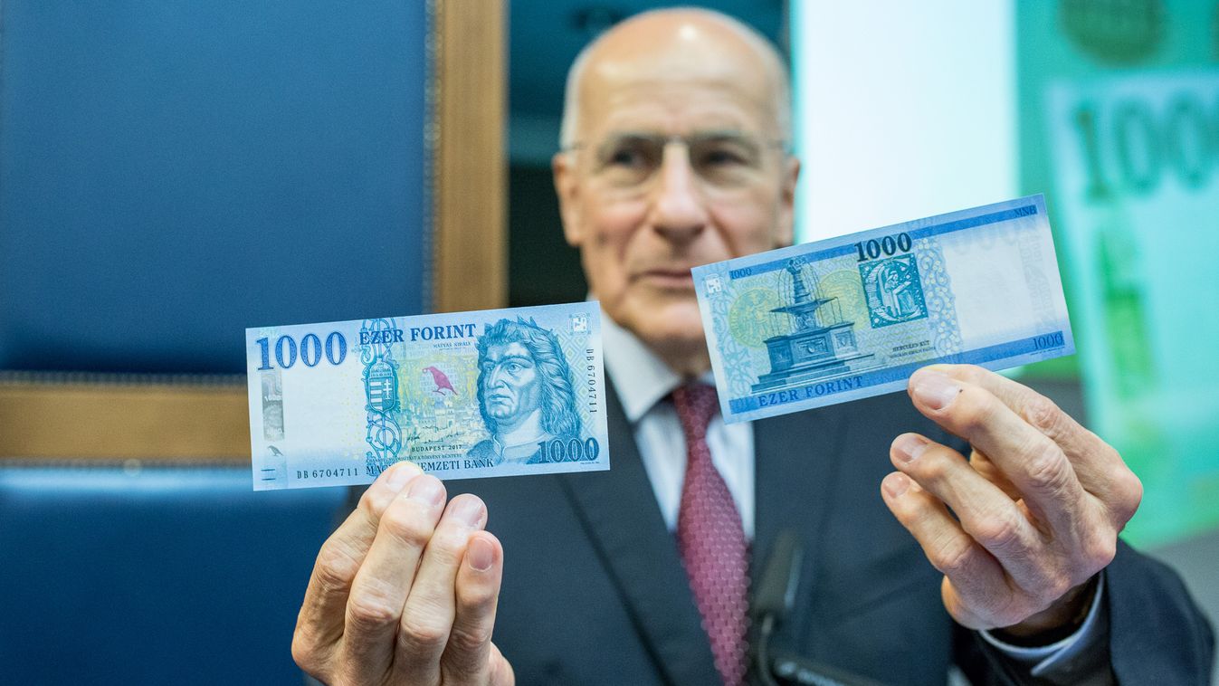 MNB, Nemzeti Bank, új 1000 Forintos címlet bemutatása 