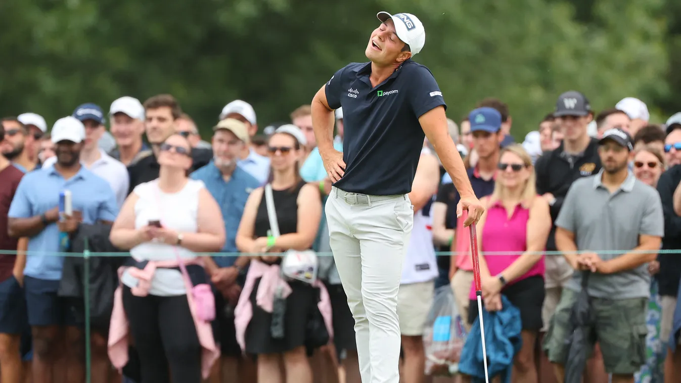 Travelers Championship - Round Three GettyImageRank2 Second People Full Length Norway USA Connecticut One Person Putting - Golf Incidental People Photography Facial Expression US PGA Tour Round Three Green - Golf Course TPC River Highlands Cromwell - Conn
