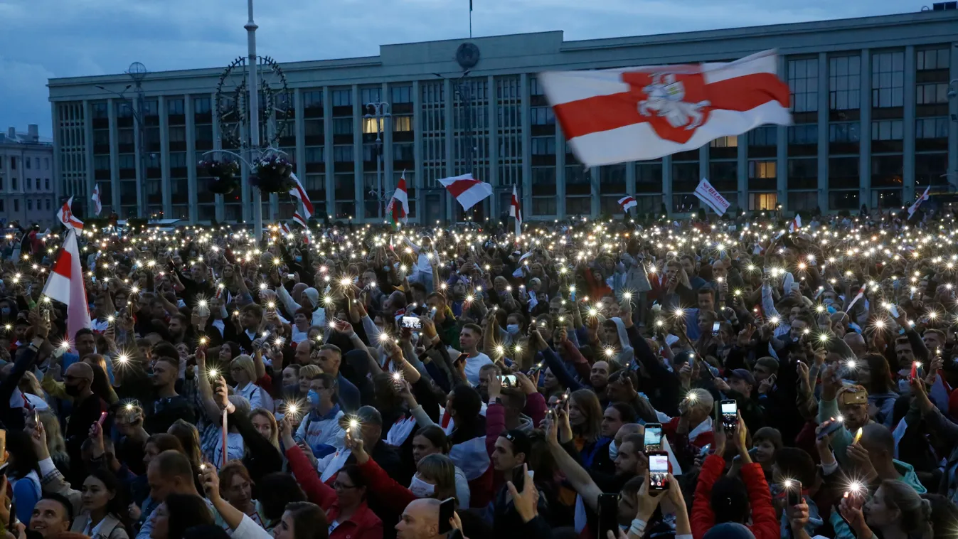 LUKASENKA, Aljakszandr, Fehéroroszország, tüntetés, demonstráció, választások 