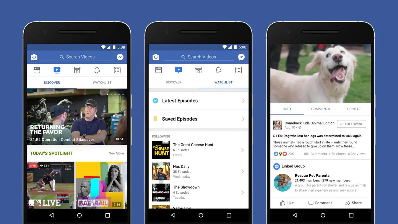 facebook watch videostreamelő 