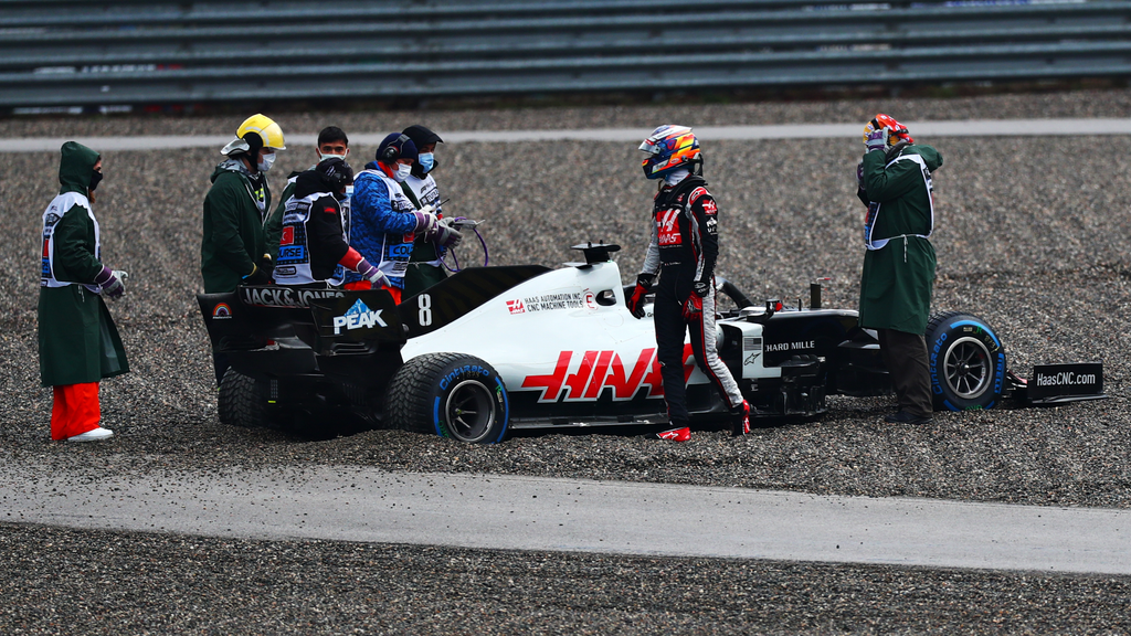 Forma-1, Török Nagydíj, időmérő, Romain Grosjean, Haas 