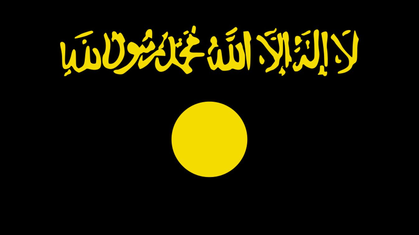 Al-Kaida, radikális iszlamista terrorszervezet, zászló 
