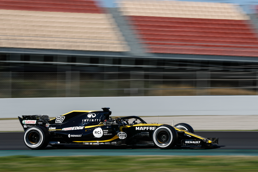 A Forma-1 előszezoni tesztje Barcelonában - 5. nap, Nico Hülkenberg, Renault Sport Racing 