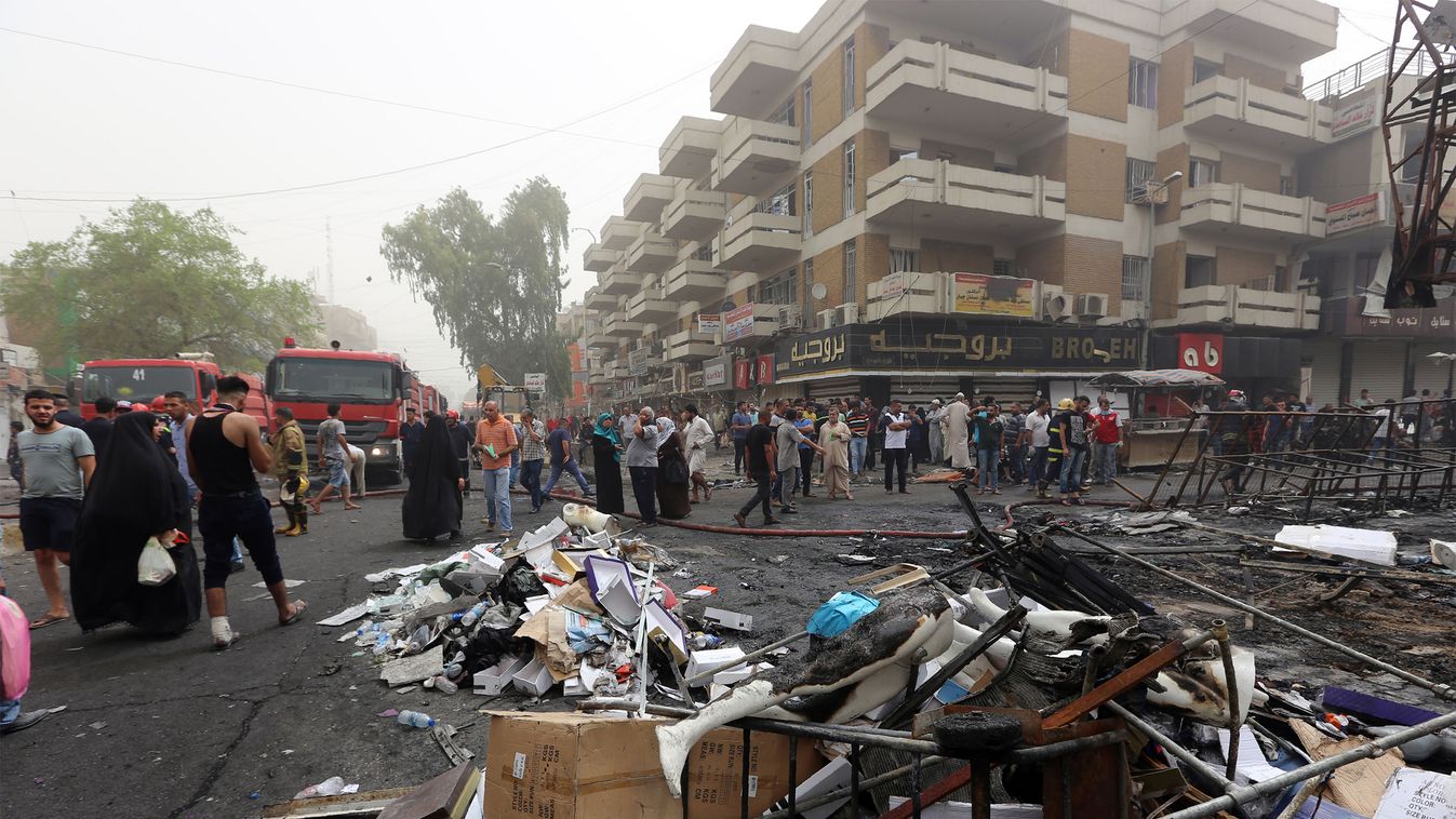Újabb merényletet hajtott végre az Iszlám Állam
Karrada Bagdad robbantás 
