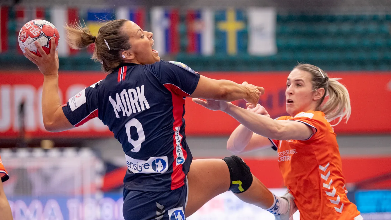 EHF EURO 2020, Main Round - Group II, the Netherlands - Norway EuropeanChampionships HANDBALL, Norvégia, Hollandia, kézilabda, Nora Mörk, Lois Abbingh 