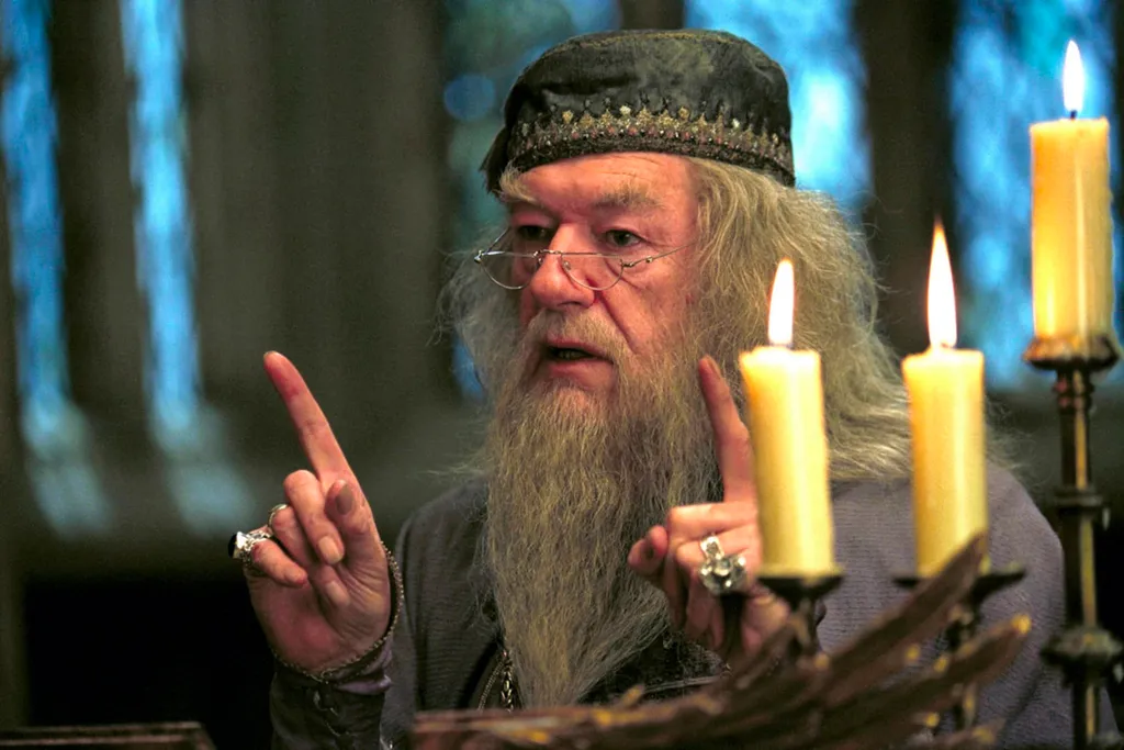 Harry Potter et la coupe de feu J.K. Rowlings albus dumbledore bougies candle Horizontal 