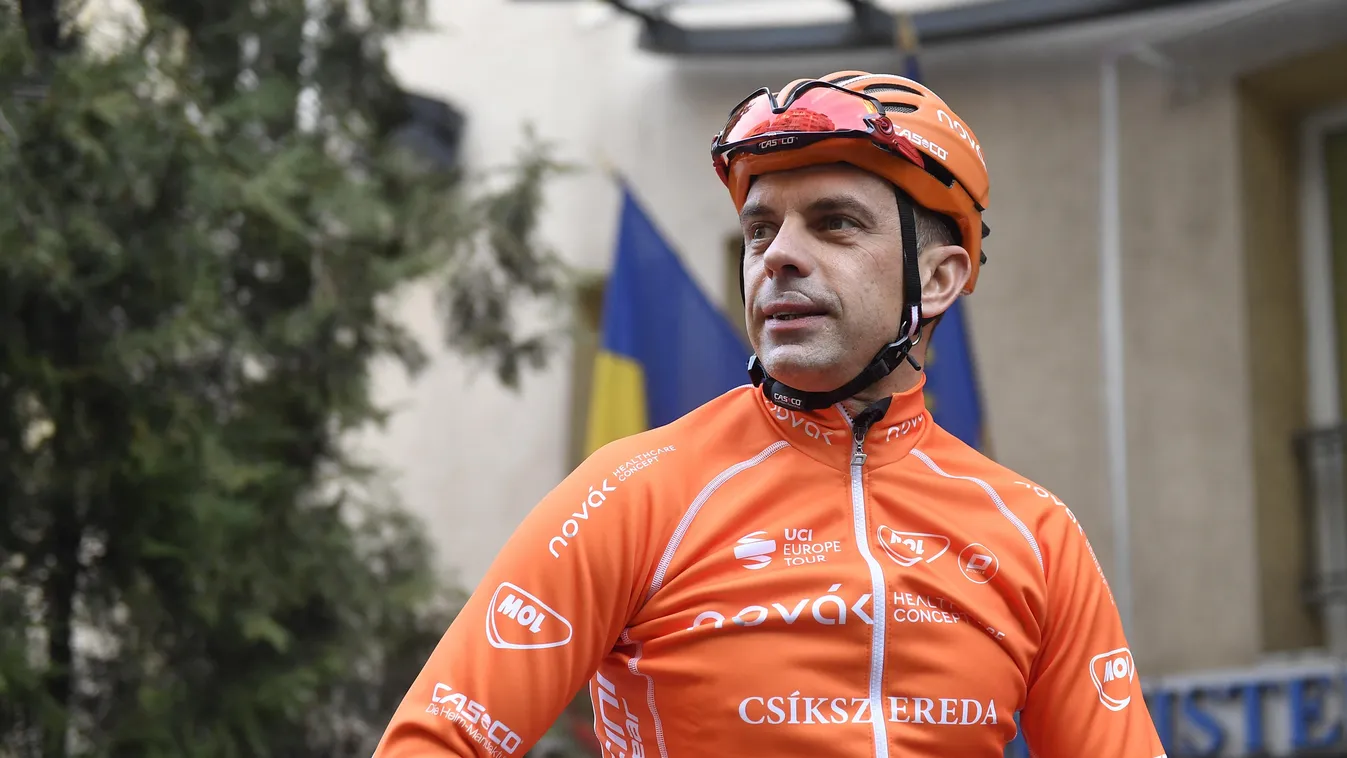 Carol-Eduard Novak Romanian Youth And Sports Minister Trains By Bicycle NurPhoto Bucharest Romania Horizontal SPORT OLYMPIC GAMES 