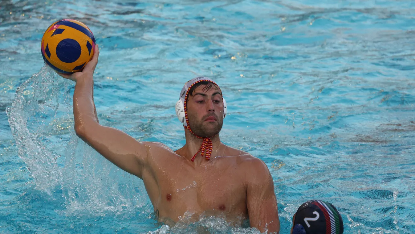 Men's Waterpolo World Cup Final GettyImageRank2 Control Success Italy Spain USA In Front Of California City Of Los Angeles Water Polo The Olympic Games First Place Photography Gold Medal Round University of Southern California Ball Francesco Di Fulvio Uyt